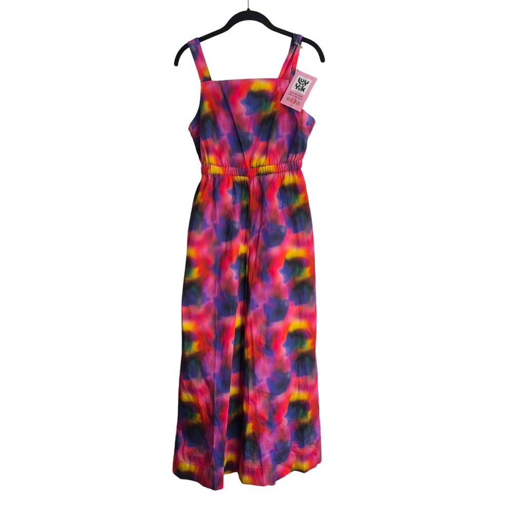 Lucy And Yak Presley Jumpsuit in Digital Blur Size 2
